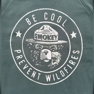 Be Cool Prevent Wildfires Smokey the Bear Sweatshirt